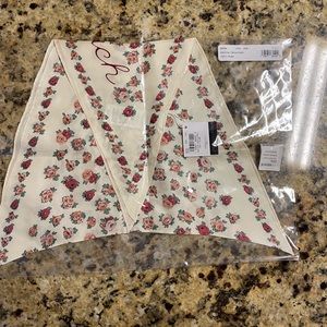 NWT Coach Silk Scarf